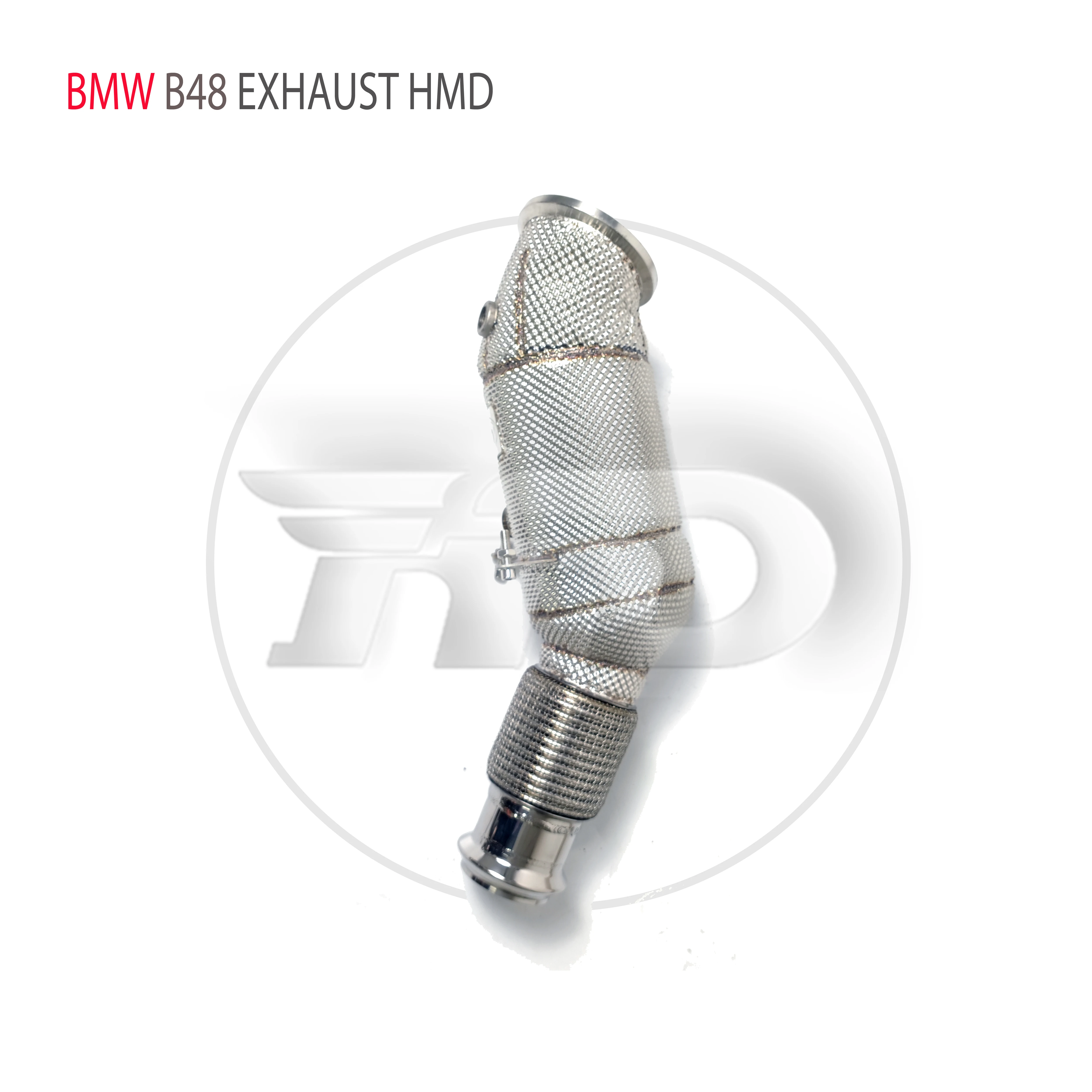 HMD Exhaust System High Flow Performance Downpipe for BMW GT320i GT330i B48 F31 F34 2.0T Car Accessories With Cat Pipe