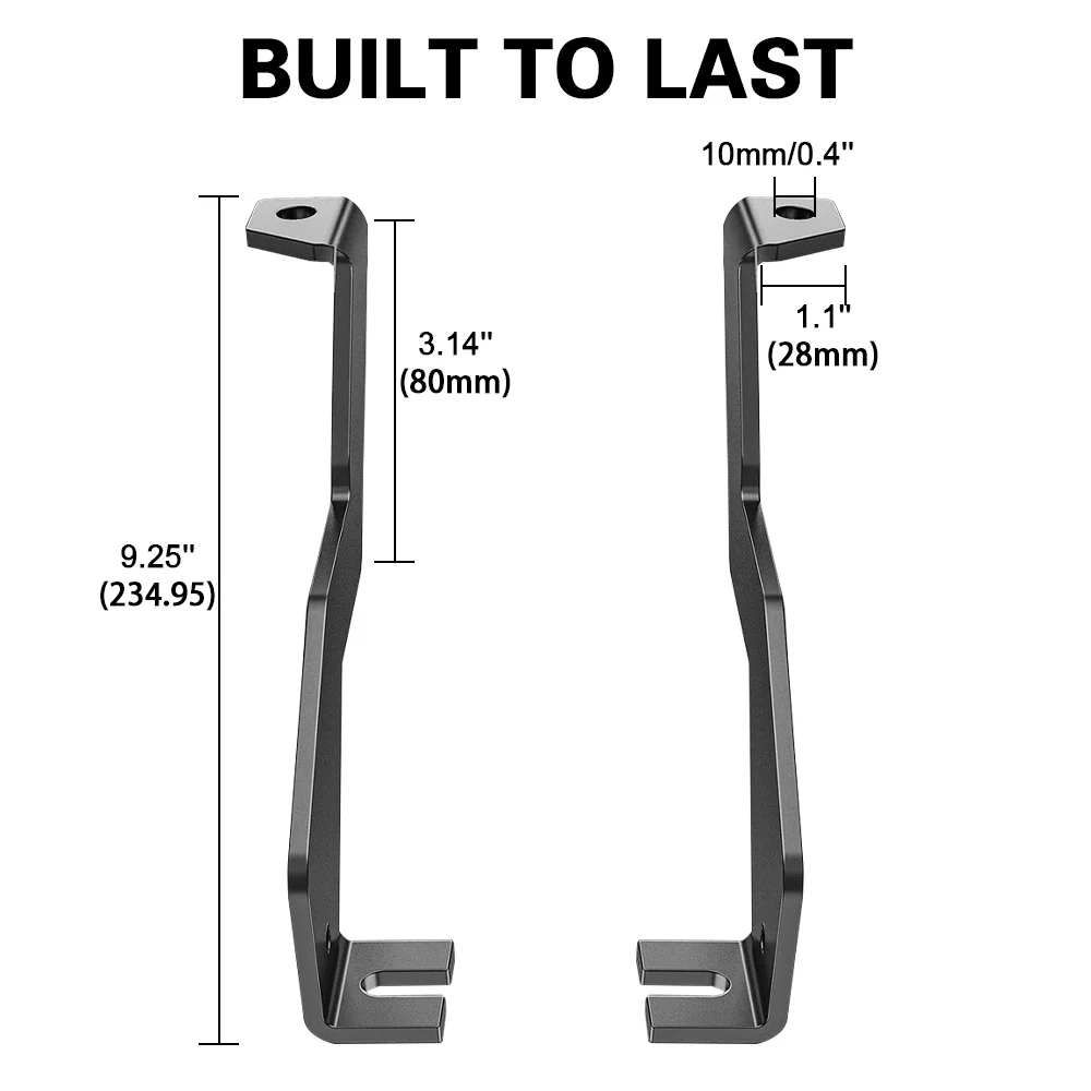

Work Light Bracket Pair Hood Hinge Ditch Led Mount Brackets for Ford F150 2004-2014 for Svt Ratpor 2010-2014 Work Light Bracket