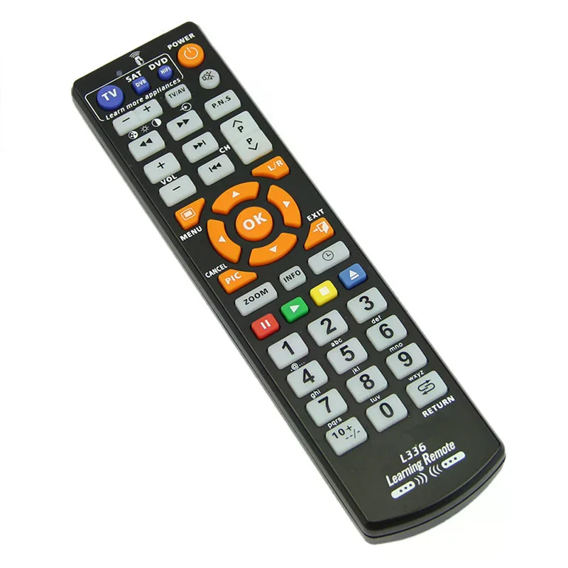 L336 Universal Smart Remote Control with Learn Function for Tv Box Cbl Dvd Sat For Home And Professional Use