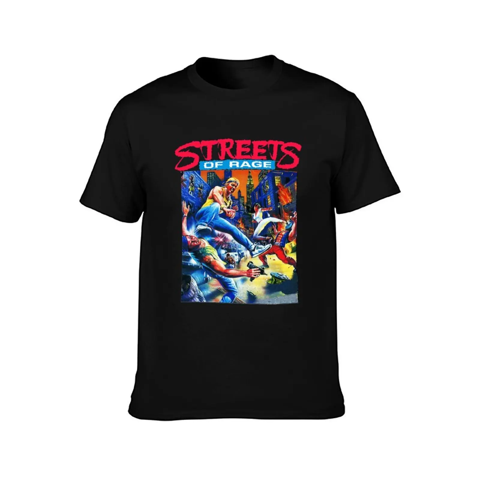 Streets of Rage cover art T-Shirt t shirt for man 100 percent cotton T-Shirt
