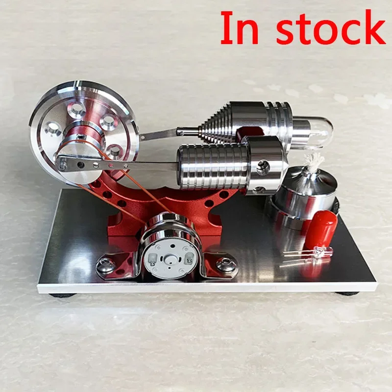 Silnik Stirlinga Mikrogenerator Model silnika parowego Technologia eksperymentu naukowego Zabawka