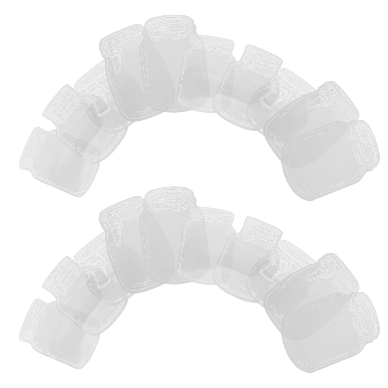 

Blank Bookmarks Transparent Dried Flower Bookmark Kit DIY Pressed Flower Craft for Journals Scrapbooks Page Markers