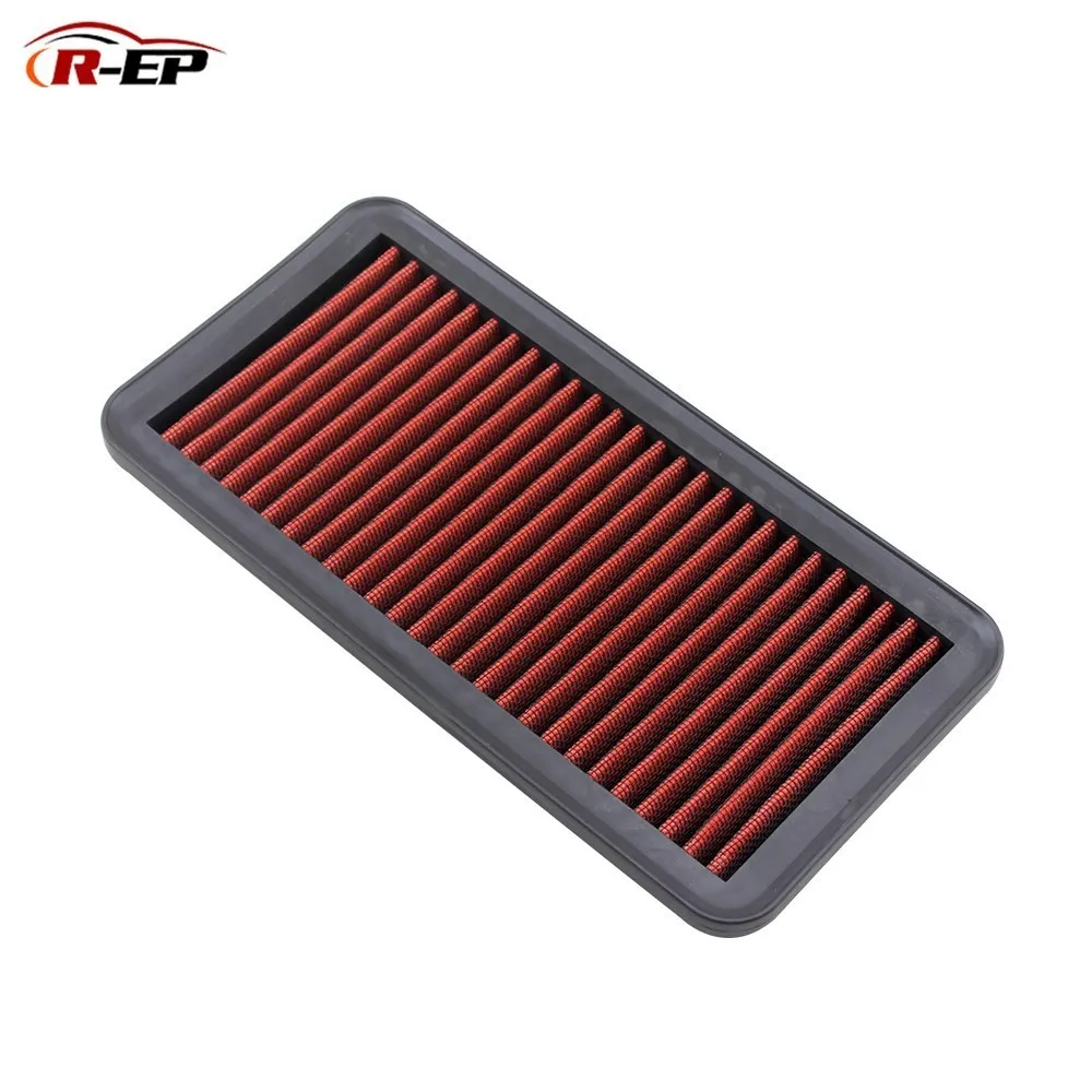 R-EP Replacement Air Filter Fits for Kia Rio 3 1.4 1.5 1.6 Hyundai Accent 1.4 1.6 Washable Reusable High Flow OEM 28113-1G000