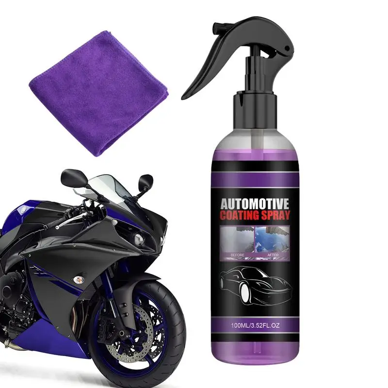 Coating Agent Spray 3 In 1 Ceramic Car Coating Spray 100ml Coating Agent Spray Car Polish Spray Coating Agent For Trucks