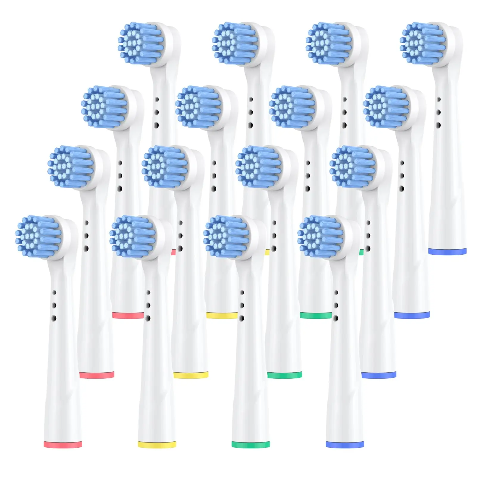 

Сменная насадка для ухода за чувствительной резинкой, профессиональная электрическая зубная щетка, совместимая с серией Oral B Braun (набор из 16 шт.)