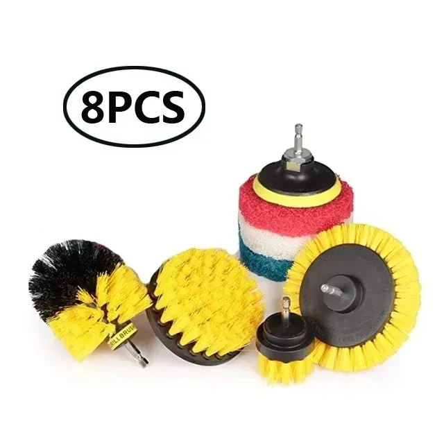 Elektrische Bohrer Pinsel Reifen Pinsel Set Badezimmer Kunststoff Runde Reinigung Pinsel Multifunktionale Haushalts Reinigung Werkzeug Zubehör