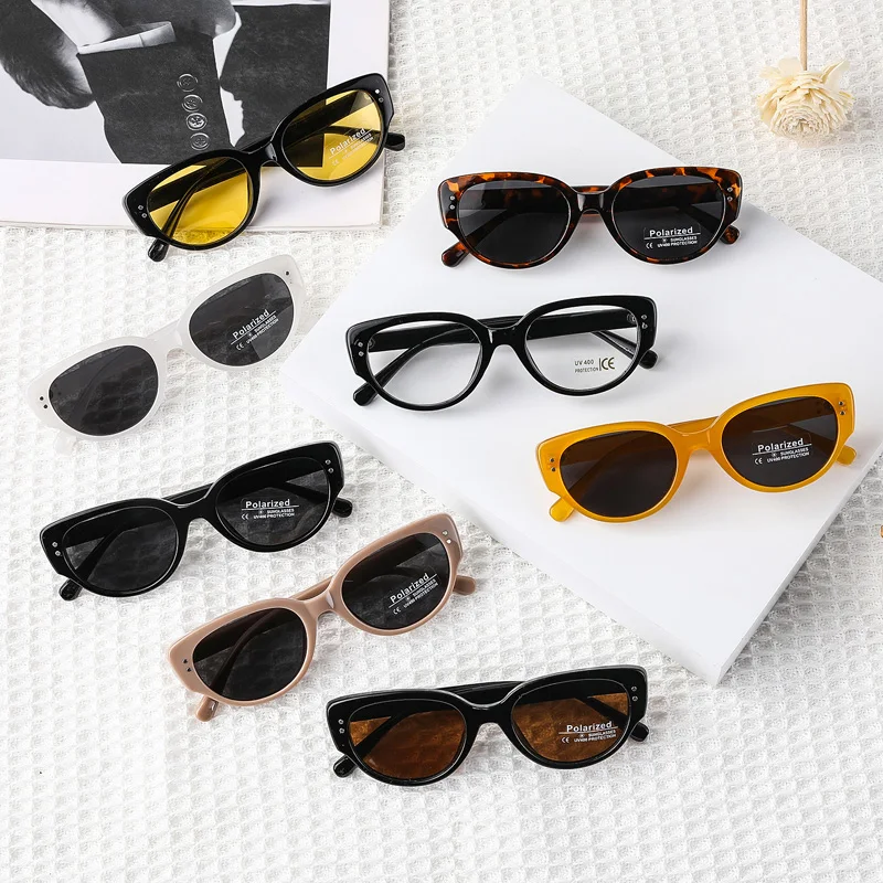 Kids Fashion Polarized Square Sunglasses Black Yellow Small Eyewear Toddler Children Vintage Glasses Outdoors UV400 2-10 Years