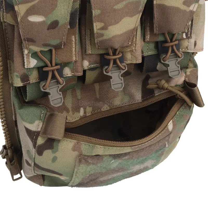 Imagem -04 - Ferro Tactical Painel Traseiro Assalto Adaptar Banger Pouch Fcpc v5 Placa Portadora Acessórios Zip on gp Bolso Caça Novo Estilo Equipar