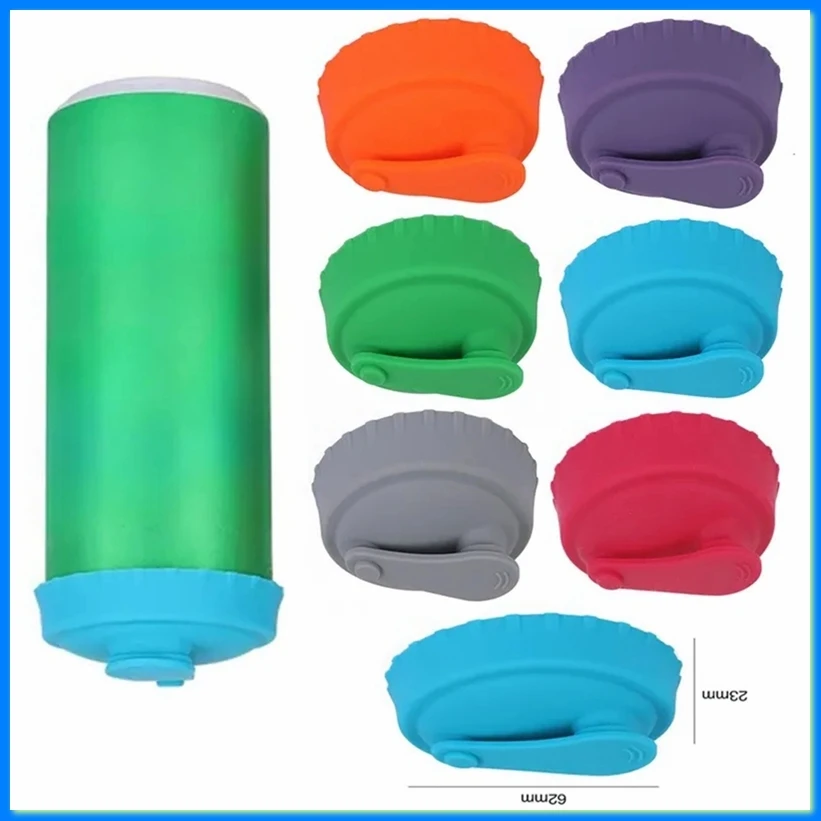Reusable Silicone Lid Suitable for All Types of Beverages Fits Standard Can Protector Cup Accessories-A57M