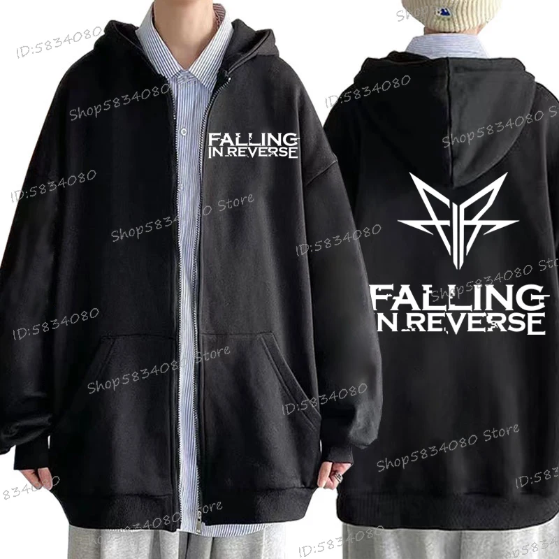Sudadera con capucha con cremallera Falling in Reverse para