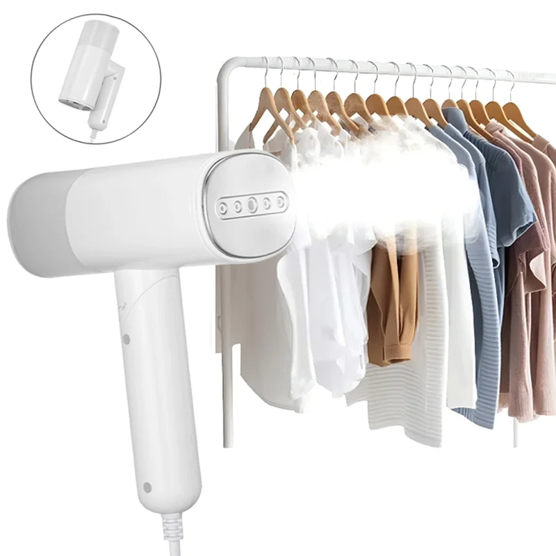 A52Q-مقبس الاتحاد الأوروبي المحمول 1000 وات، مكواة بخار للسفر قابلة للطي، مكواة يدوية محمولة مع خزان مياه 150 مل للملابس للاستخدام المنزلي