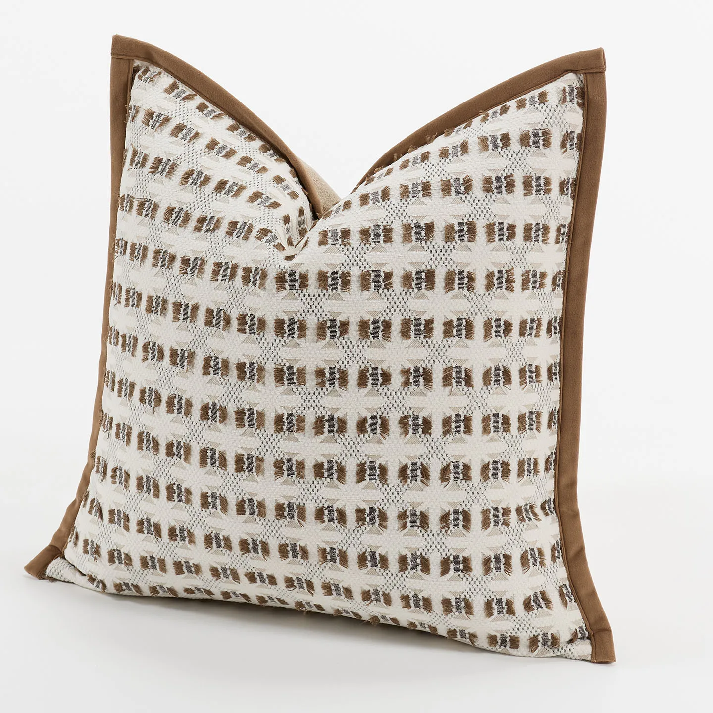 1pc High-end Decorative Pillowcase Hemming Design Luxury Cushion Cover for Sofa Room Decor Throw Pillow Cover 45*45 50*50