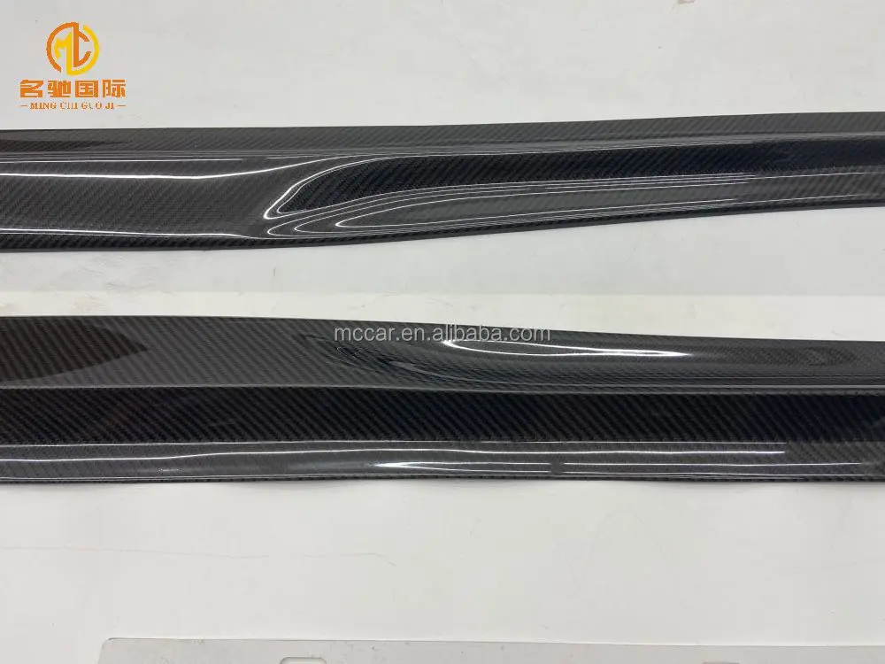 For Mercedes-Benz C217 S63 S65 AMG Coupe Side skirts carbon fiber RT style Side skirts