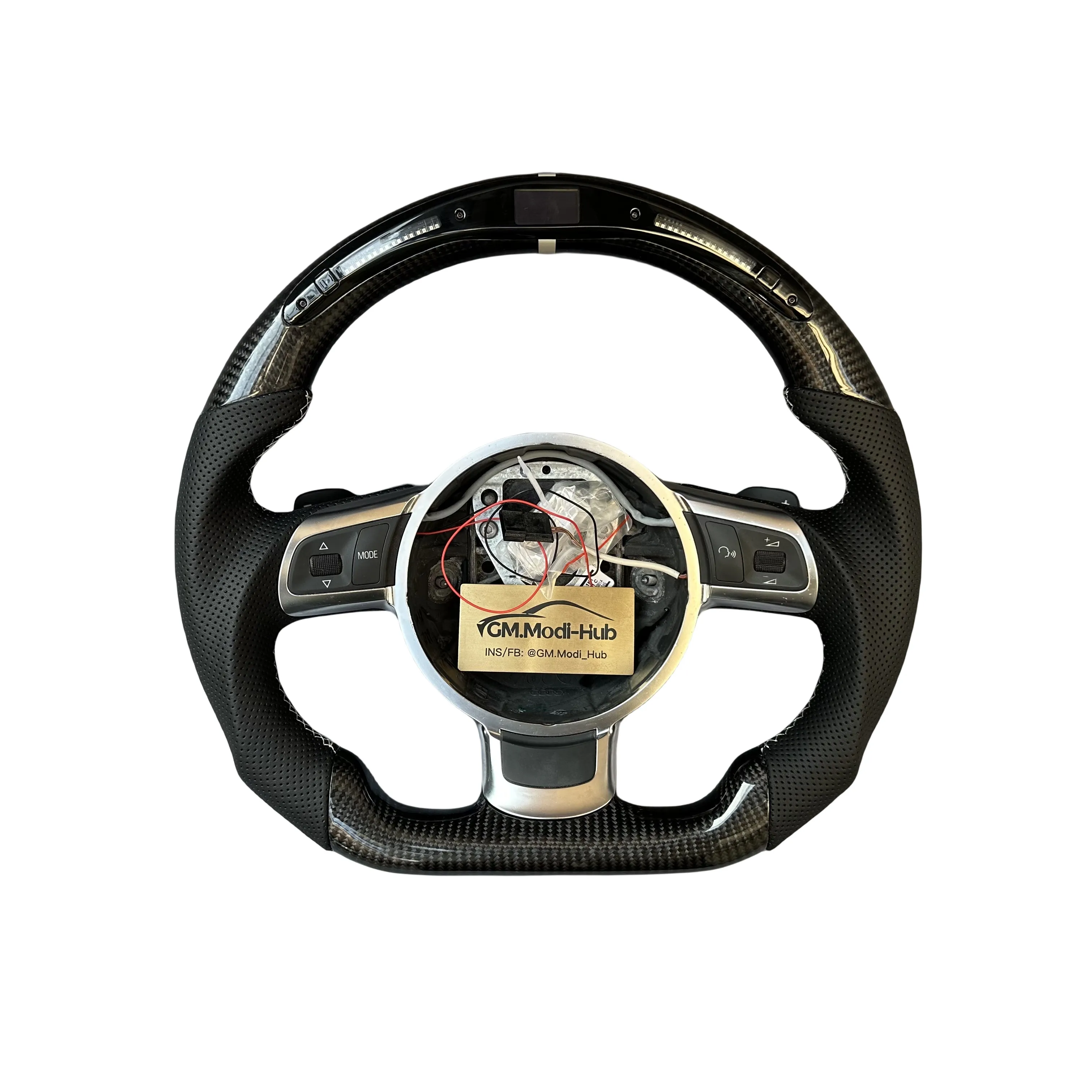 GM.Modi-Hub Factory Direct Carbon Fiber Steering Wheel For 2008-2012 Aui TT R8 S3 RS6