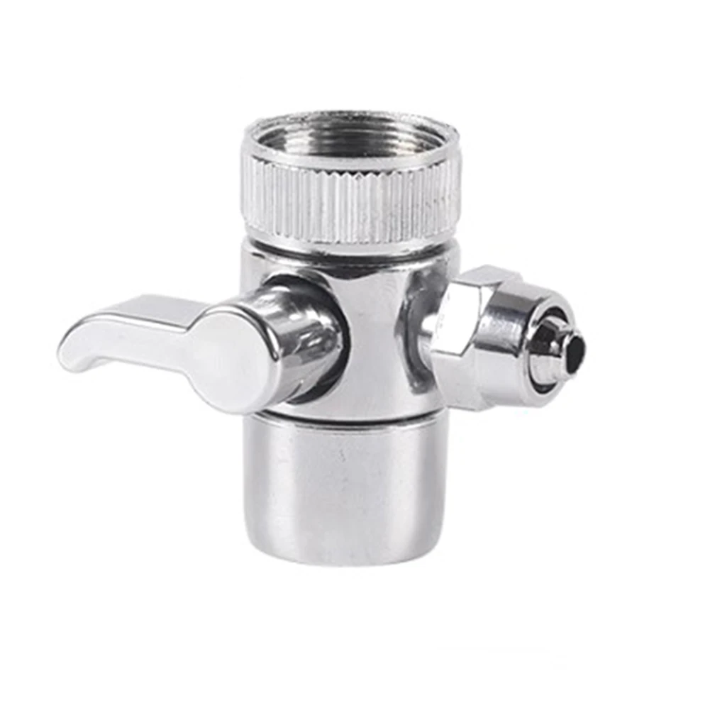 Innovative Faucet Diverter Solution Made from Zinc Alloy Material Switch Between Two Outputs Effortlessly at Home