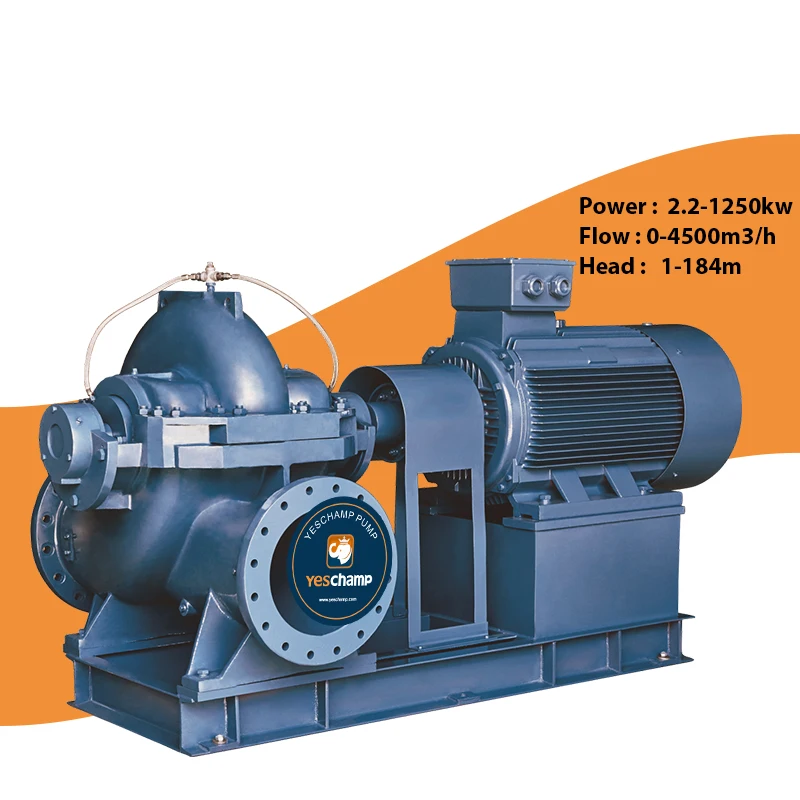 OEM Supported 75hp Horizontal Split Case Double Suction Centrifugal Pump