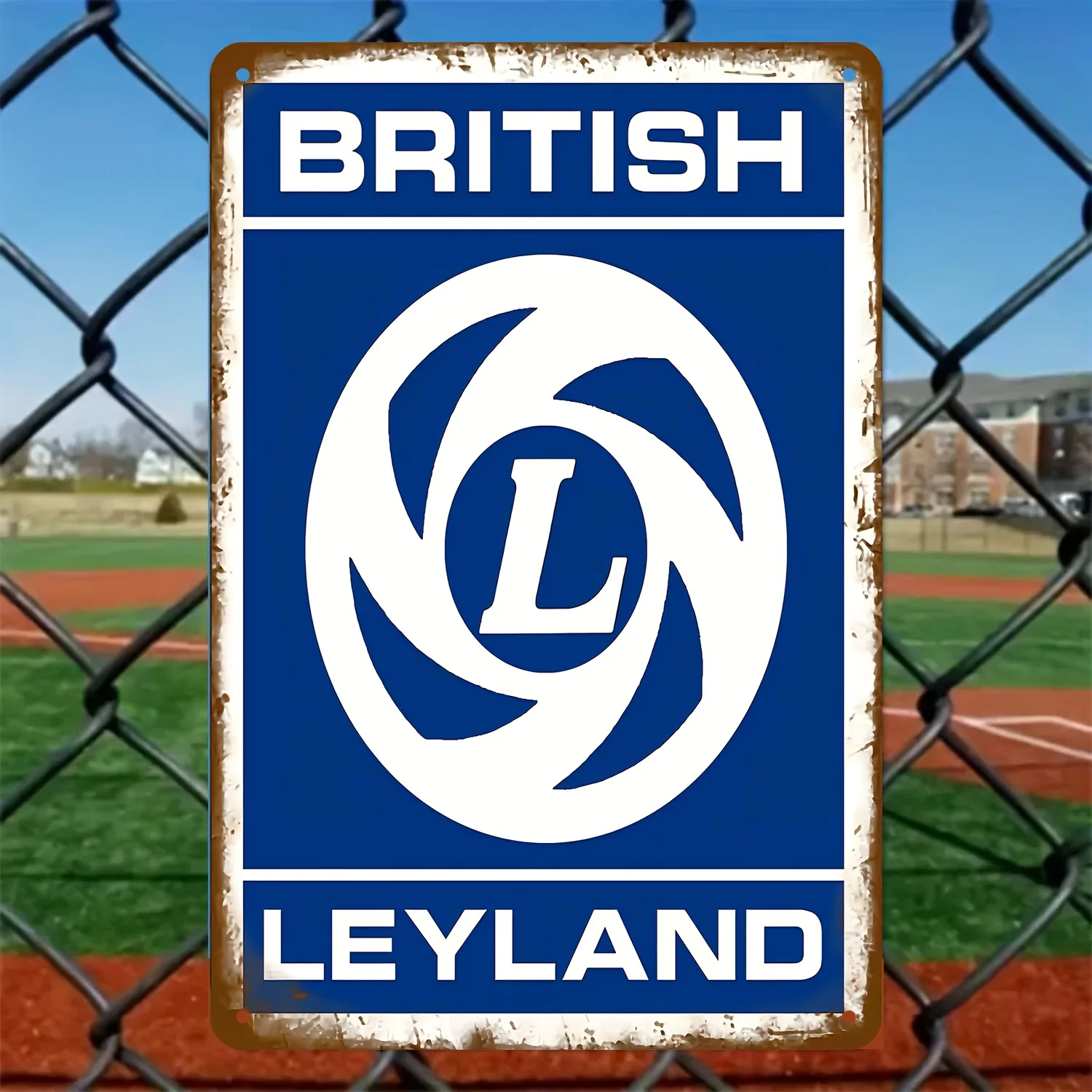 [Vintage Metal Sign] Retro British Leyland Vintage Metal Sign | 