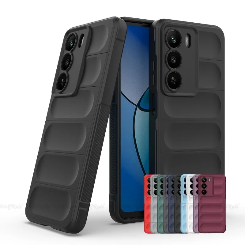Чехол для OPPO Realme C73 Чехол для Realme C73 Capas Новый телефон Бампер объектива Защитная противоударная броня Мягкий ТПУ Fundas Realme C73