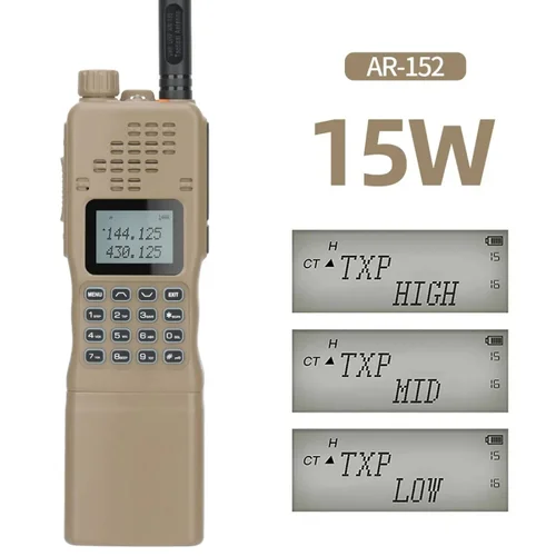 Baofeng Ar 152 워키토키 VHF UHF 햄 양방향 라디오 USB 충전기 VOX DTMF 12000Mah AN /PRC-152 듀얼 밴드 트랜시버