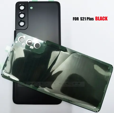 O-E-M Glass Materials Back Battery Cover Case For SM-S21 Plus S21Plus S21P S21+ Rear Door Housing Glass Panel+Microphone Parts