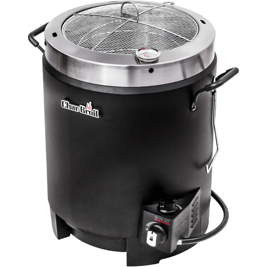 ビッグイージー TRUInfrared Cooking Technology プロパンガス ステンレススチール オイルレス ターキーフライヤー ブラック 17102065