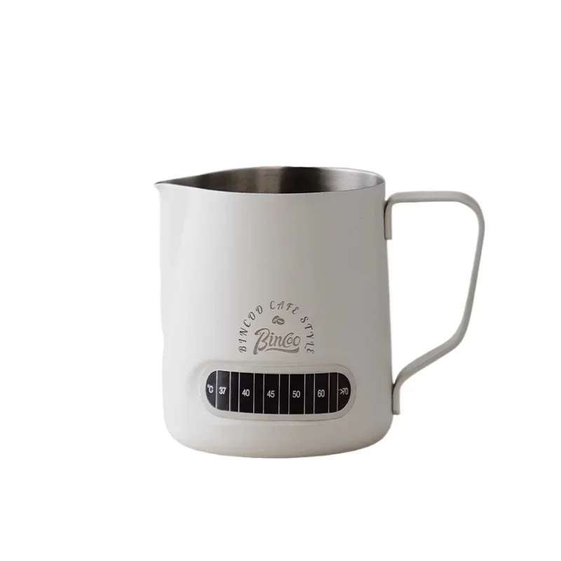 

Stainless Steel Warm Latte Flower Cup Italian Coffee Milk Cup Professional Milk Foam Cup Round Nozzle Pointed Nozzle Latte Tank
