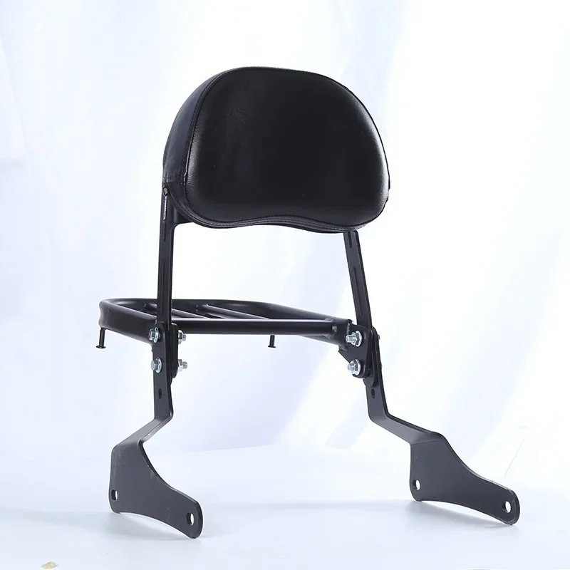 Suitable for 400 motorcycle waterproof side bag retro bag canvas bag modified bumper, backrest shelf