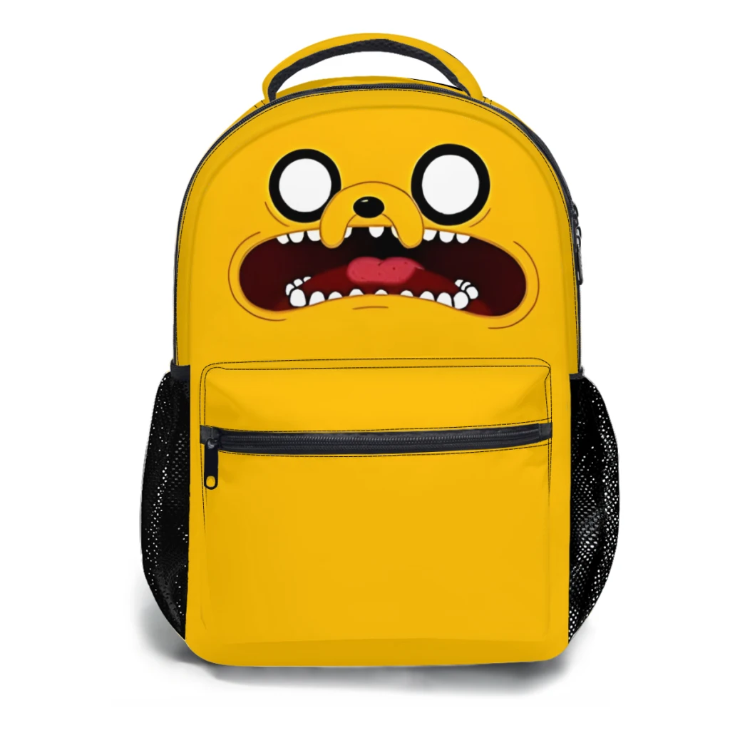 New Fashionable  Jake the Dog Backpack Bag Large Capacity Trendy Book Bag Multi-pockets Adjustable