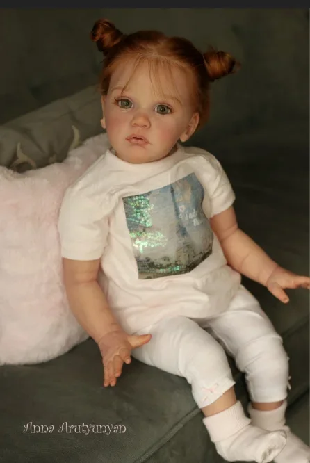 St.Store 24 inch Reborn Doll Kit Mattia met COA Levensechte Soft Touch Frisse kleur Onvoltooide poponderdelen met lichaam en ogen