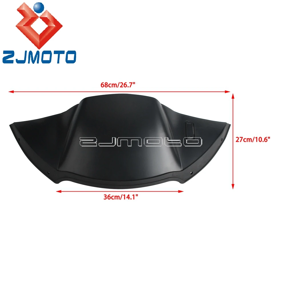 Motorcycle Top Air Duct Cover Fairing Cover Front Cowl Airduct Baffle For Harley Road Glide FLTRX S 2015-24 Ultra Limited CVO/SE