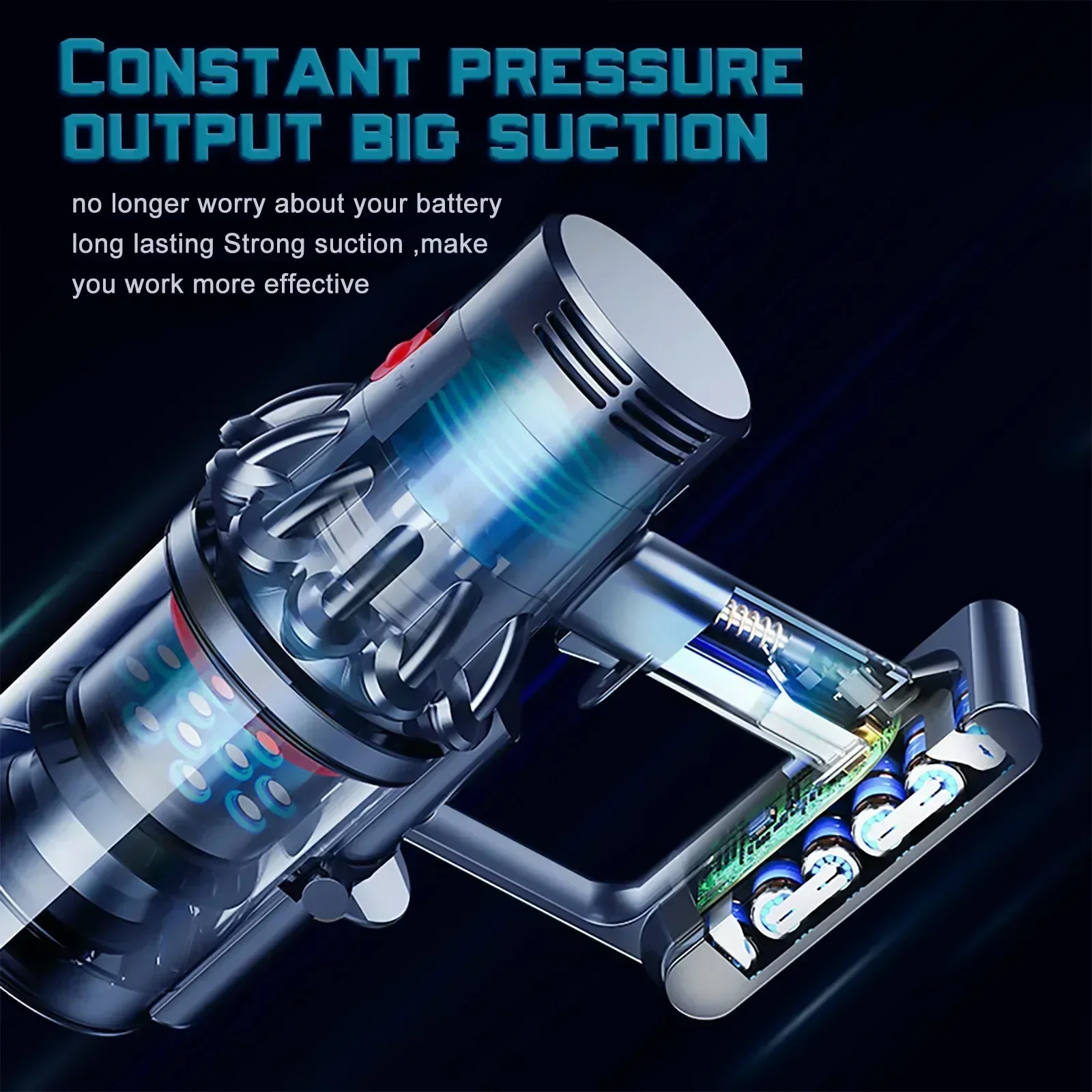 เครื่องดูดฝุ่นแบตเตอรี่ชาร์จสําหรับ Dyson V6 V7 V8 V10 11 Series SV07 SV09 SV10 SV12 DC62 Absolute Fluffy สัตว์ Pro Bateria