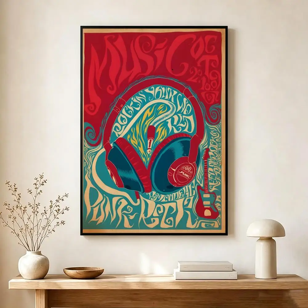 Retro Abstract Nourishing Soul Classic Poster Wall Art Print Decorative Mural Home Decor Gift Unframed