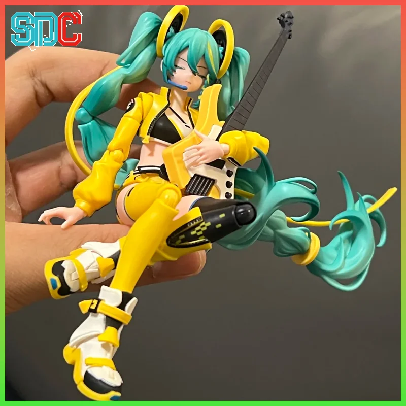 

Original BLOKEES Hatsune Miku Assembly Anime Figure Model Miracle Cherry Blossom Future Series Pvc Doll Collection Figures Gift