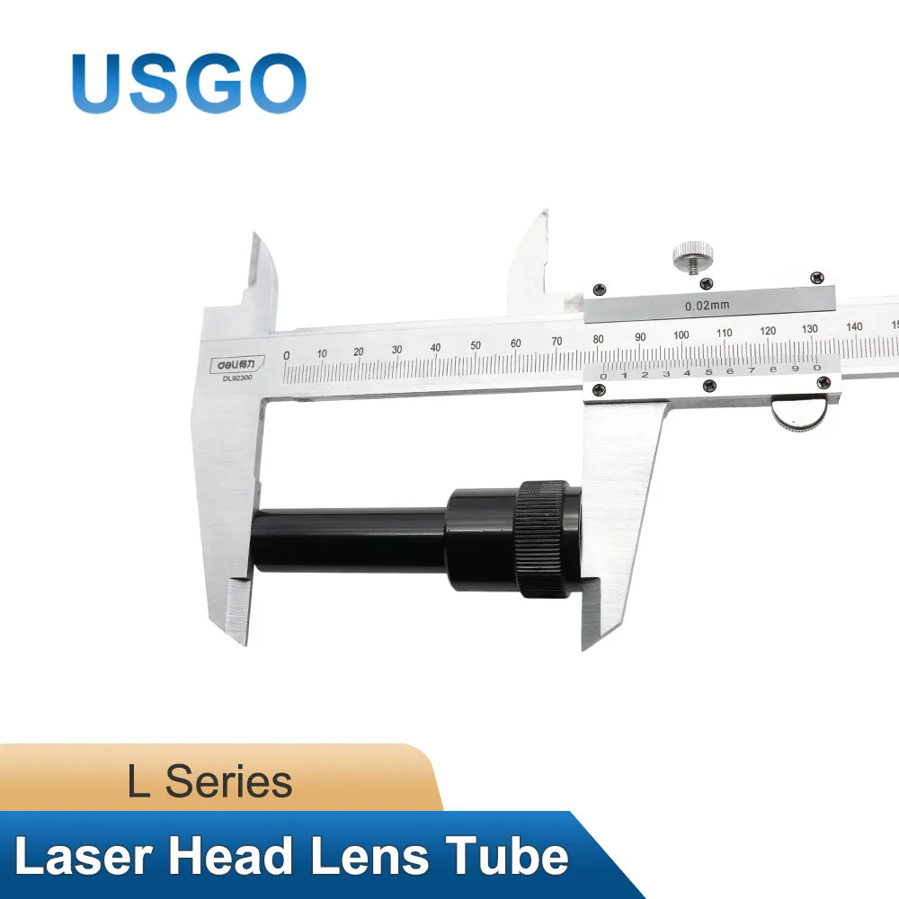 USGO CO2 Laser Head Lens Tube Diameter 20mm Focal Length 63.5mm Barrel for Laser Engraver Cutter Machine