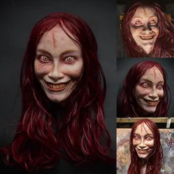 Creepy Evil Dead Rise Demon maskesi Cosplay korku kanlı hayalet yüz şeytan kafatası lateks kask cadılar bayramı karnaval parti kostüm Prop