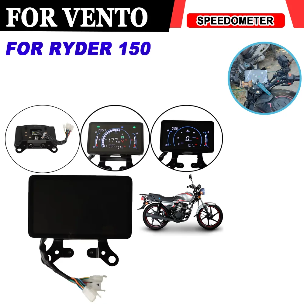 

For Vento ECLIPSE 150 200 2022 Tornado 250 300 Motorcycle Digital Speedometer Dashboard Tachometer Odometer Gear Display