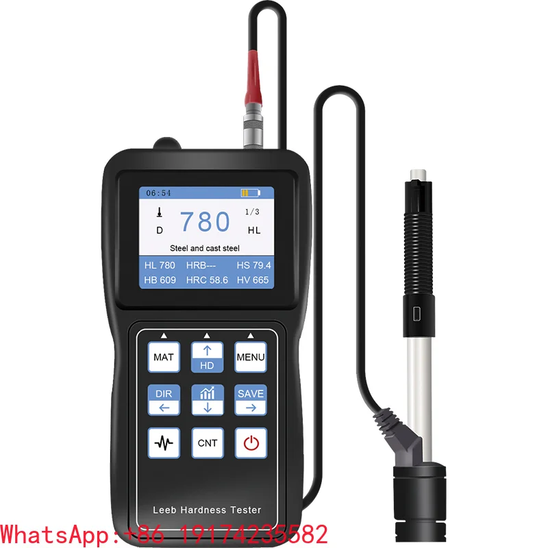 2025 Newest Leeb Hardness Tester | High Precision Color Screen Full-Scale Split Portable Leeb Hardness Tester