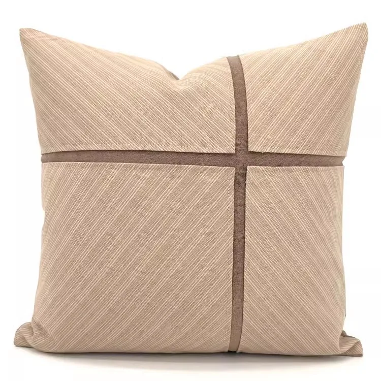 30x50/45/50cm luxury cream coffee color cushion cover pillowcase gwaist pillow cover lumbar pillowcase golden buckel