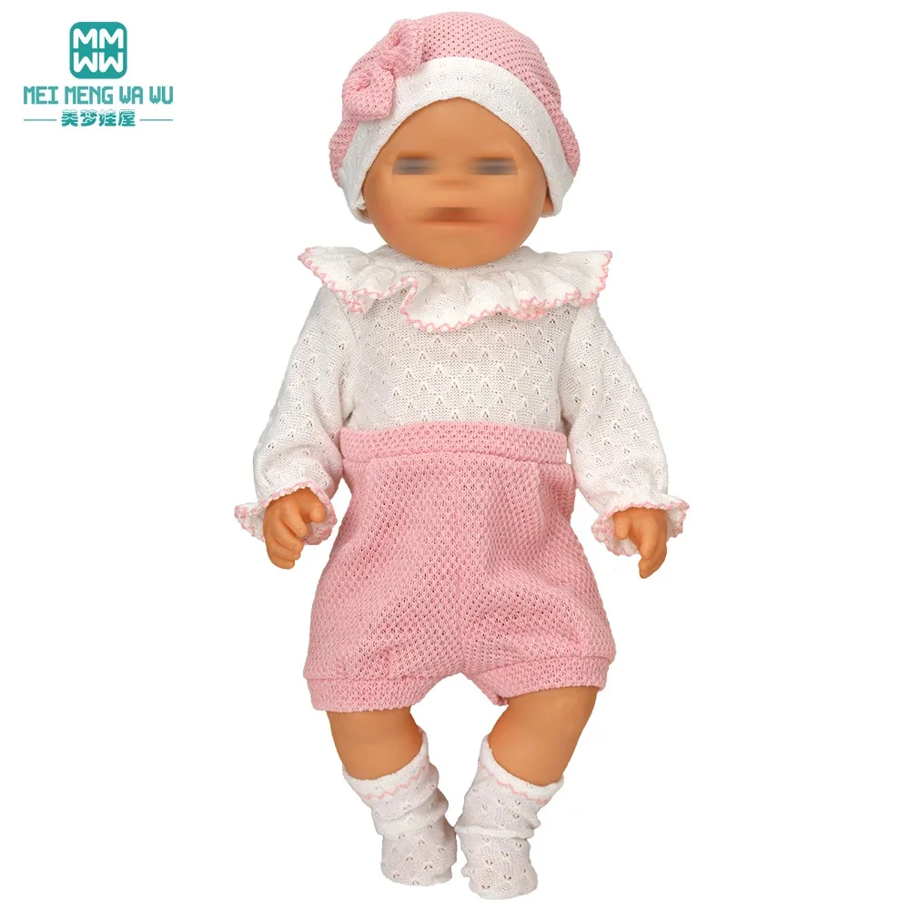 Ropa para muñecas, vestido vaquero para accesorios para muñecas bebés de 18 pulgadas y 43cm y muñecas americanas de 18 pulgadas