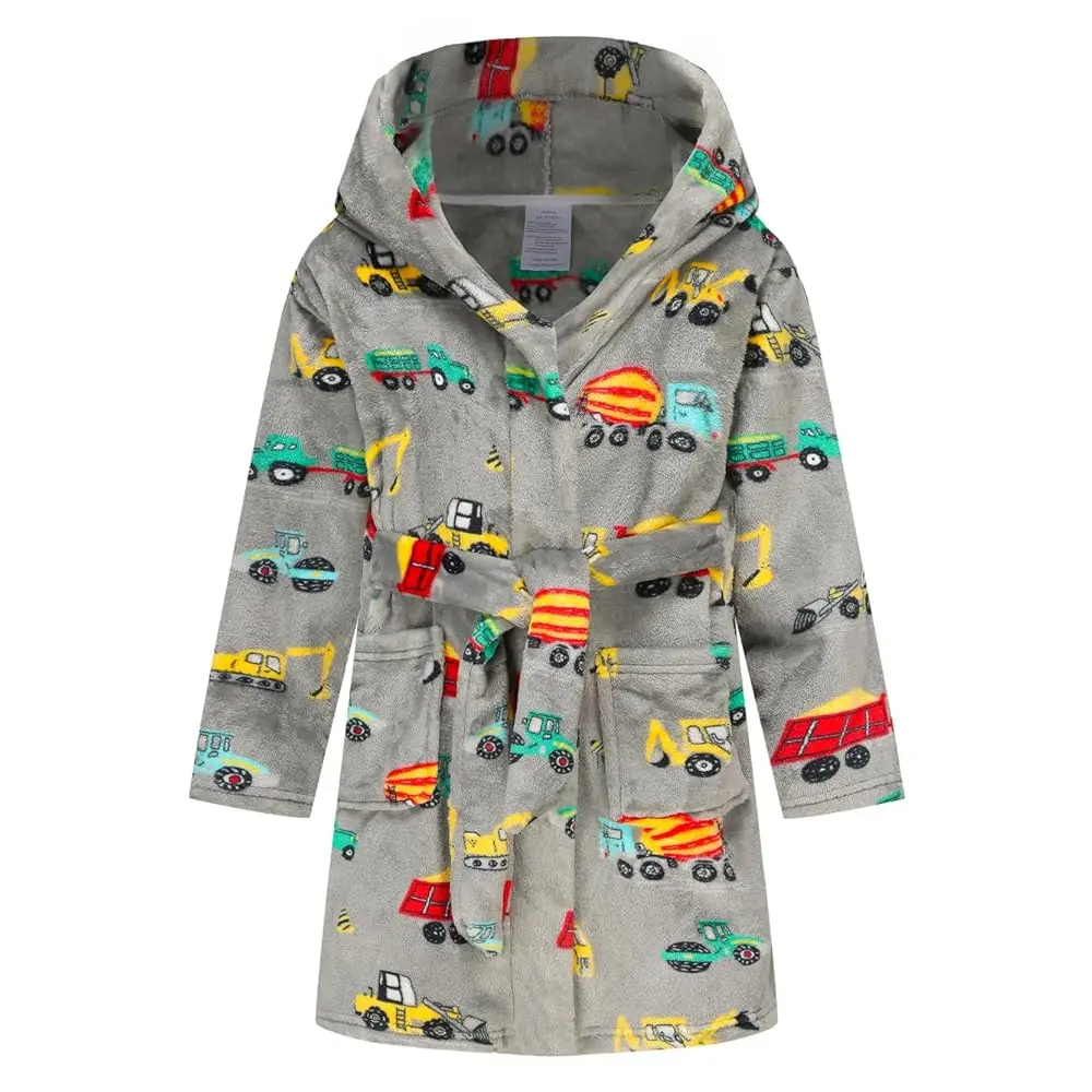 

Детский фланелевый халат с капюшоном для девочек, пижама, мягкий плюшевый халат для малышей, для девочек 2-16 лет