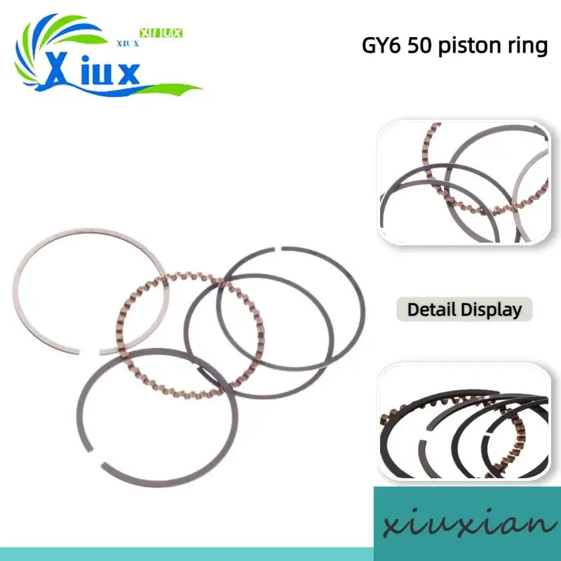 

High-Quality Piston Ring Sets for Scooter Engines – Fits JH70 GK5 GY6-50 (STD & Modified Options) DY90