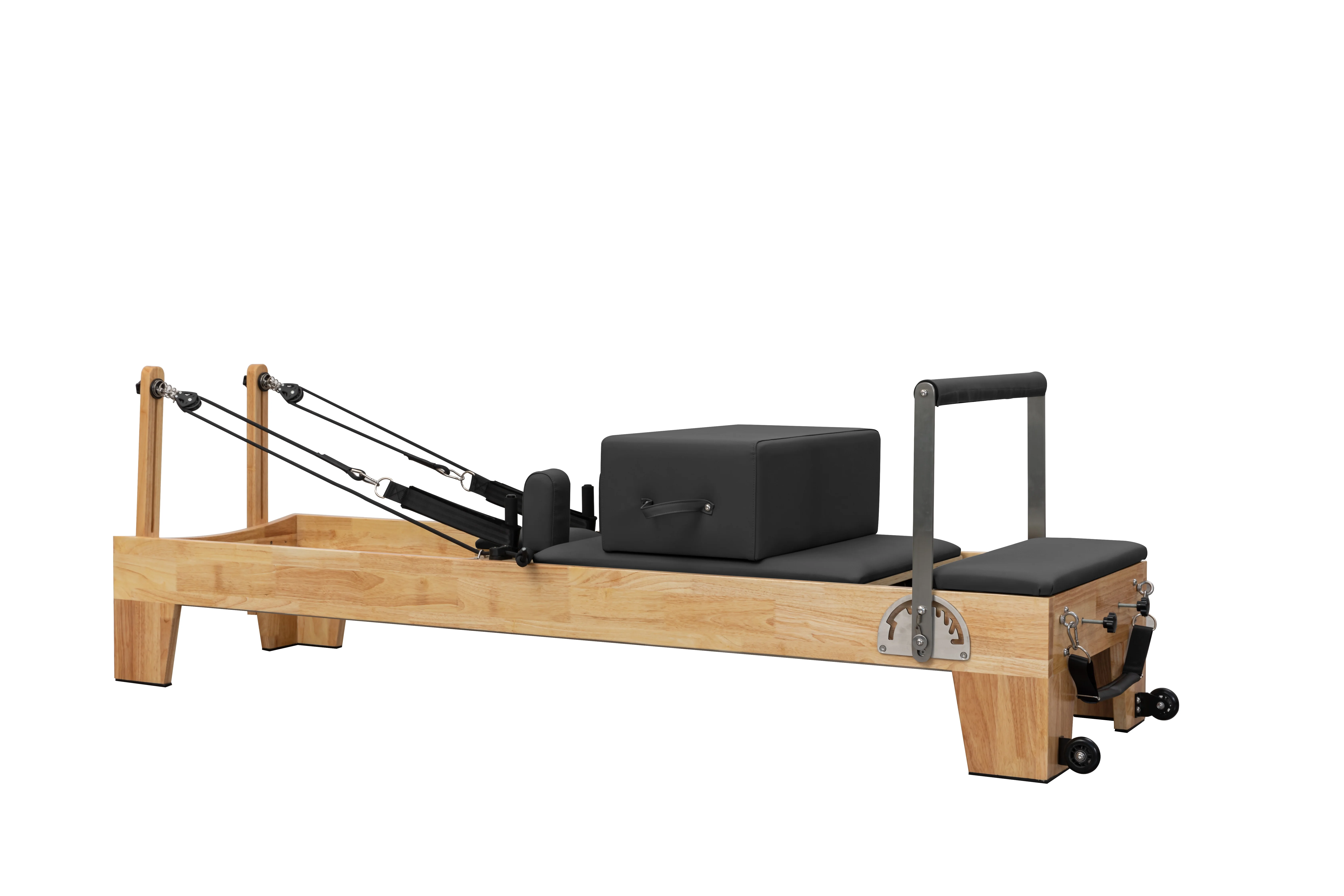 Verstellbares Eichen-Pilates-R – Yoga Fitness Pilates Reformer Bewertung und Preis