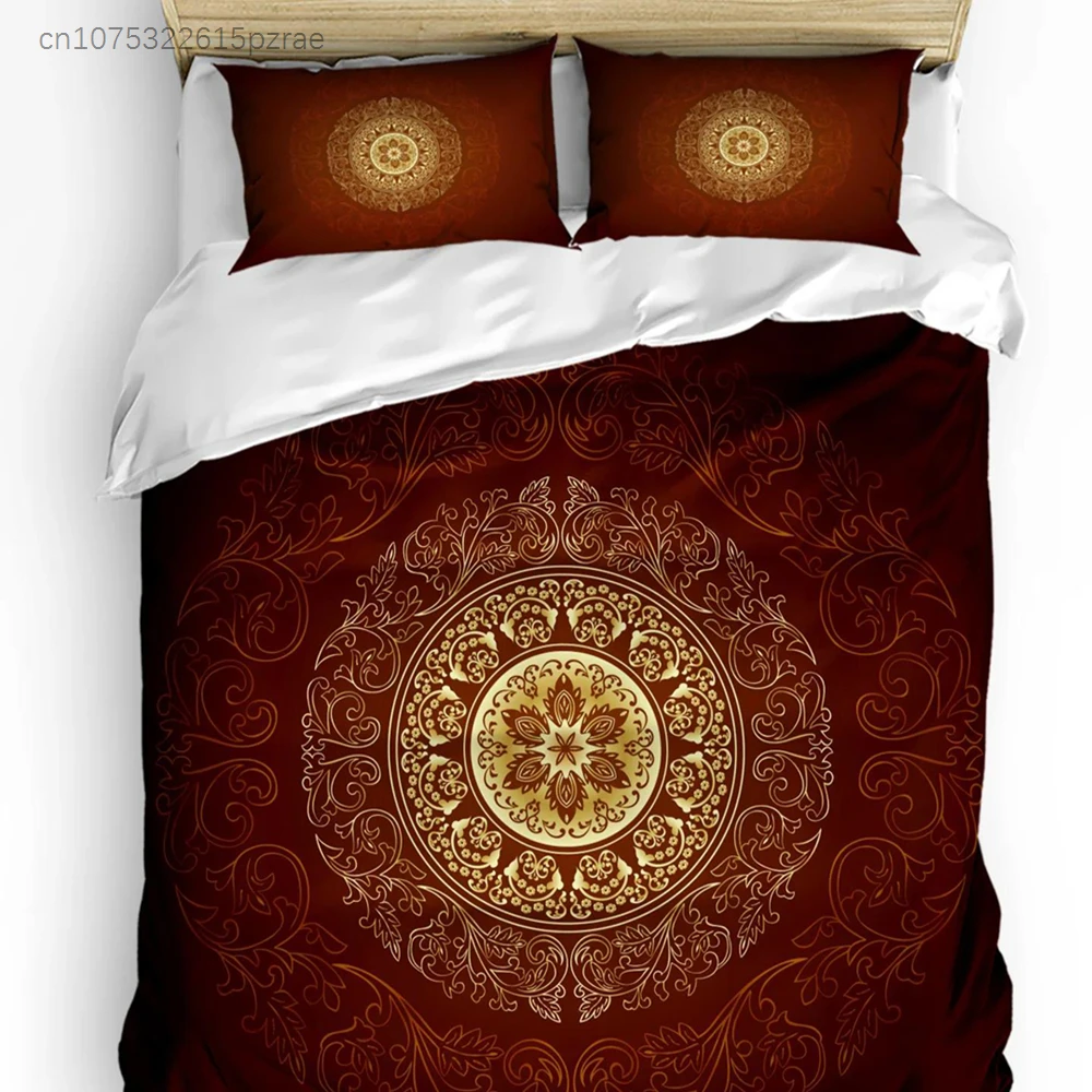 Home Of Textiles - Europese Retro Bloemen Beddengoed Set 3-delig