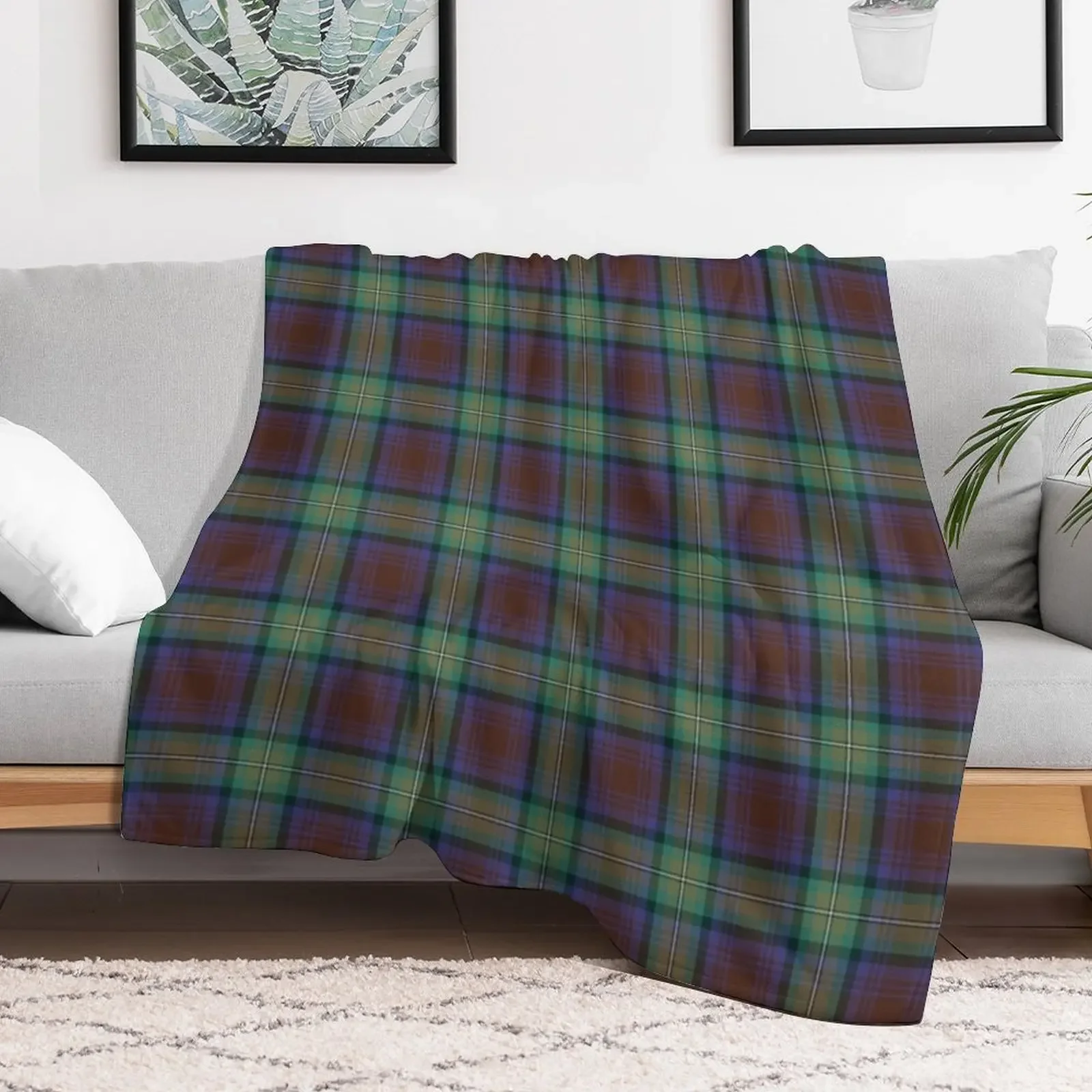 Isle of Skye Tartan | Cute Tartan Throw Blanket for winter Hair Furrys Summer Blankets