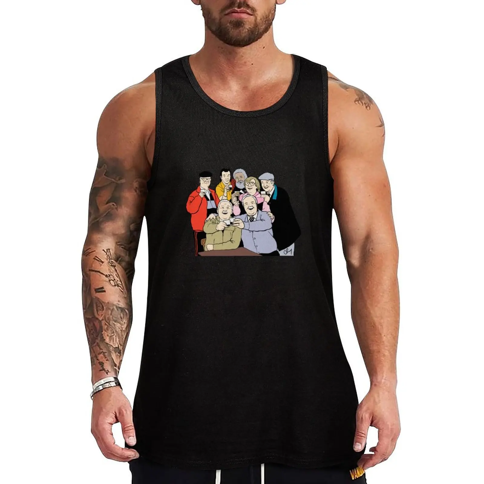 

Still Game (Colour) Tank Top Men's gym T-shirt for fitness