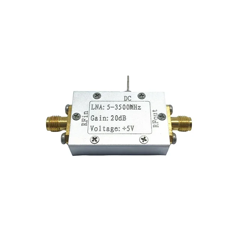 RF Wideband Low Noise Amplifier 5-3500MHz Gain 20dB High Frequency Amplifier