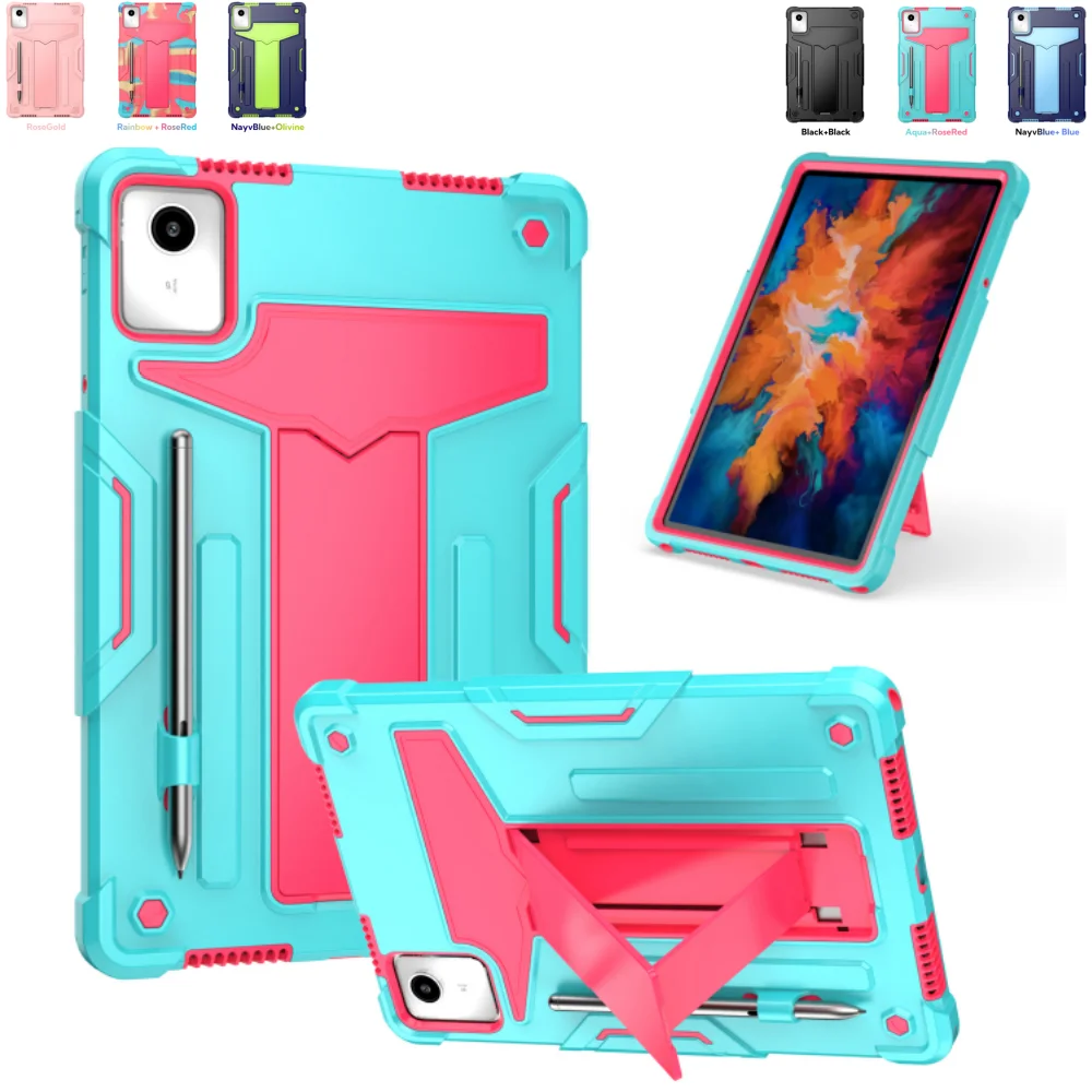 

Case for Lenovo Tab M11 TB331FC TB330FU Idea 11 TB336ZU TB336FU Heavy Duty Shockproof Tablet Cover for Xiaoxin Pad 2024 2025