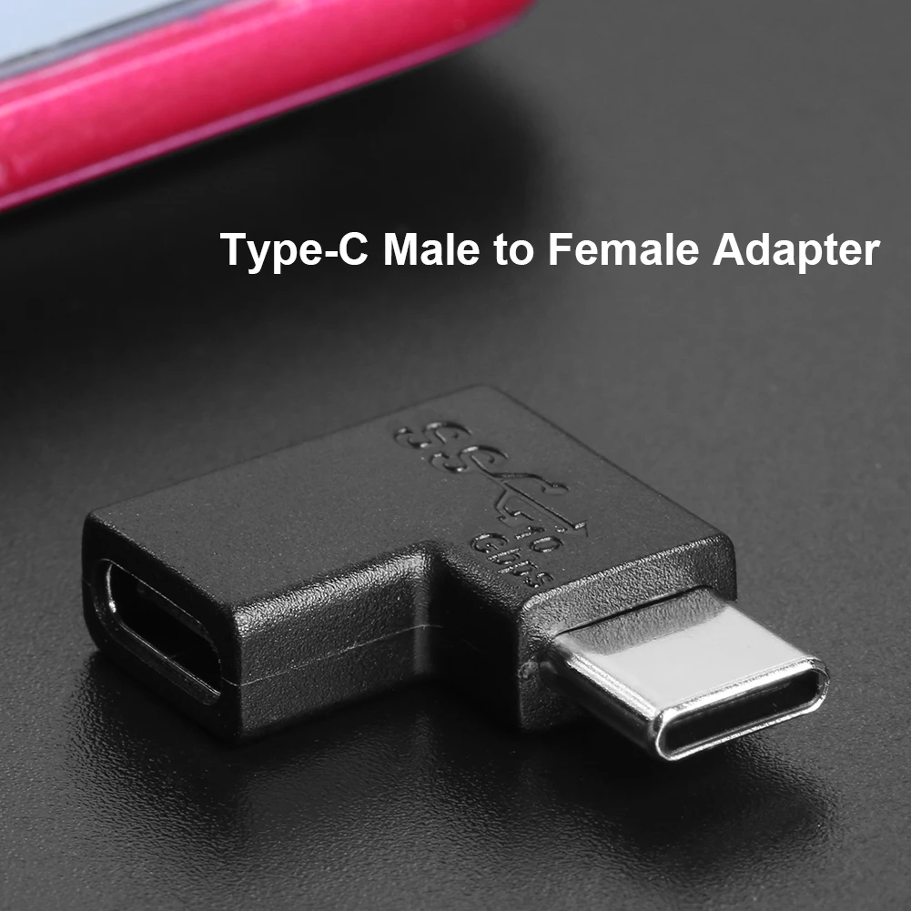 2 pces usb 3.0 tipo c estender adaptadores de carregamento rápido sincronização de dados sexo changer conversor reto para smartphone