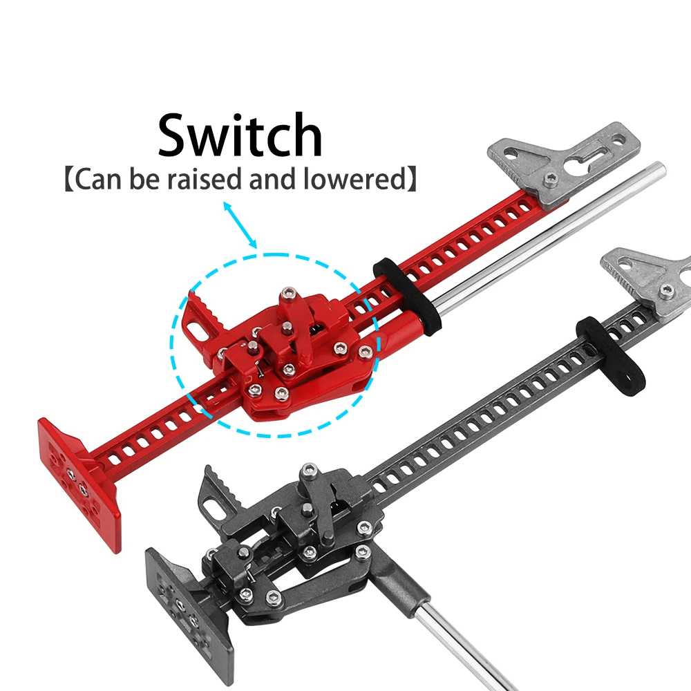RC المعادن انزلاقية جاك أداة صغيرة رفع جاك محاكاة جزء لمحوري SCX10 Traxxas TRX4 Tamiya CC01 D90 1/10 RC الزاحف سيارة