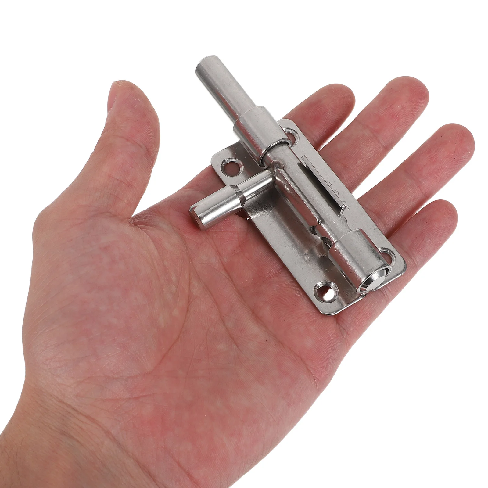 

Stainless Steel Slide Bolt Latch 4-Inch For Inside Doors Heavy Duty Door Lock Bathroom Stall Hardware Barrel Bolt Slide